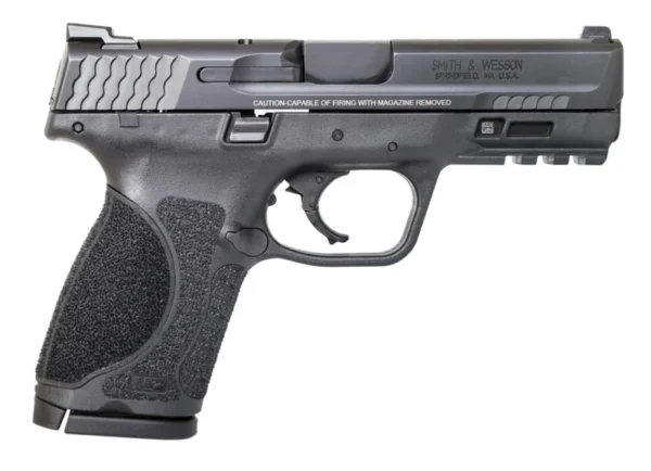 Smith & Wesson LE 12098 M&P 40 M2.0 Compact 40 Smith & Wesson (S&W) Double 4" NTS 13+1 Black Interchangeable Backstrap Grip Black Polymer Frame Black Armornite Stainless Steel Slide