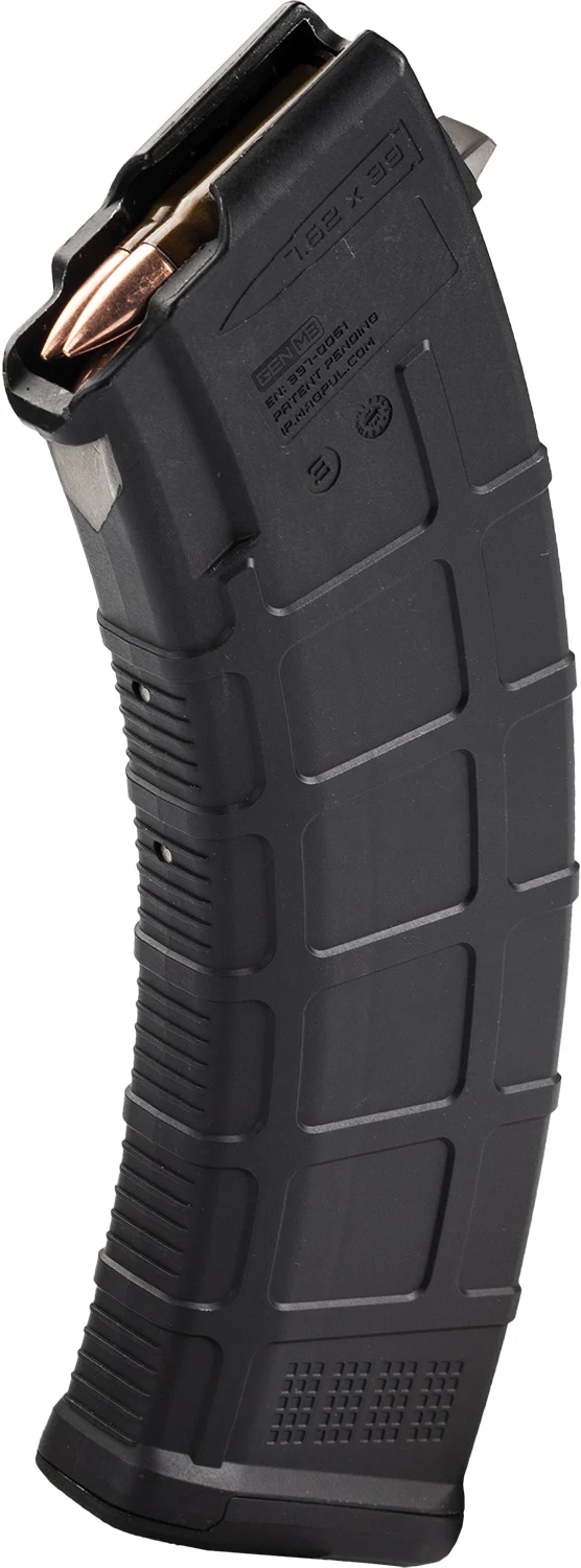 Magpul MAG573-BLK PMAG GEN M3 30rd 7.62x39mm Fits AK-Platform/AKM Black Polymer