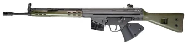 PTR 405 GI 100 *CA Compliant *Reconditioned 308 Win,7.62x51mm NATO 18" 10+1, Black Parkerized Reciever, Green Synthetic Stock (Stock May Be Blemished), Black California Paddle Grip