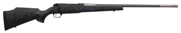 Weatherby MAM01N65CMR6B Mark V Accumark 6.5 Creedmoor 4+1 24" Barrel, Graphite Black Cerakote Metal Finish, Gray Webbed Black Fixed Monte Carlo Stock