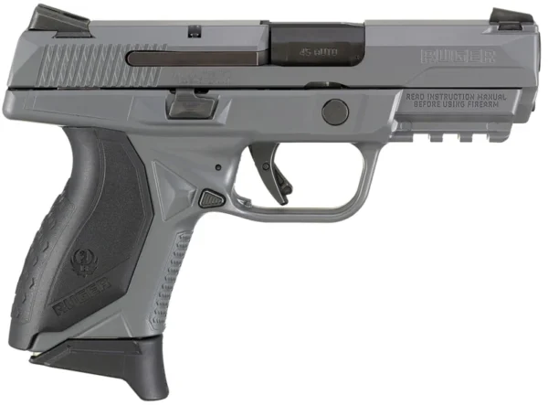 Ruger 8649 American Pistol Compact Pro 45 ACP 3.75" Barrel 7+1, Elite Concrete Cerakote Frame & Slide, MIL-STD-1913 Picatinny Mounting Rail, Loaded Chamber Inspection Port, Trigger Safety