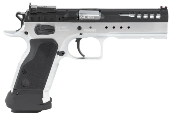 Tanfoglio IFG TF-LIMMSTR-9 Limited Master  9mm Luger 4.75" 18+1 Hard Chrome Black Steel Slide Black Polymer Grip