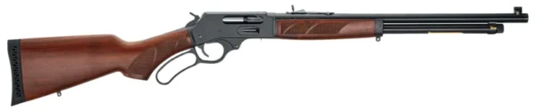 Henry H018G410R Side Gate  Full Size 410 Bore Lever 2.50" 6+1 19.75" Blued Steel Barrel, Blued Drilled & Tapped Steel Receiver, Fixed American Walnut Stock, Right Hand