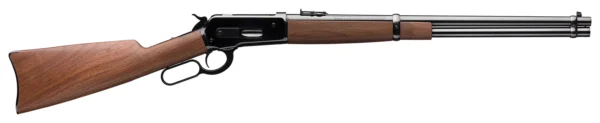 Winchester Repeating Arms 534281142 Model 1886 Saddle Ring Carbine 45-70 Gov 7+1 22" Polished Blued Round Barrel, Drilled & Tapped Steel Receiver, Grade I Oil Walnut Straight Grip Stock
