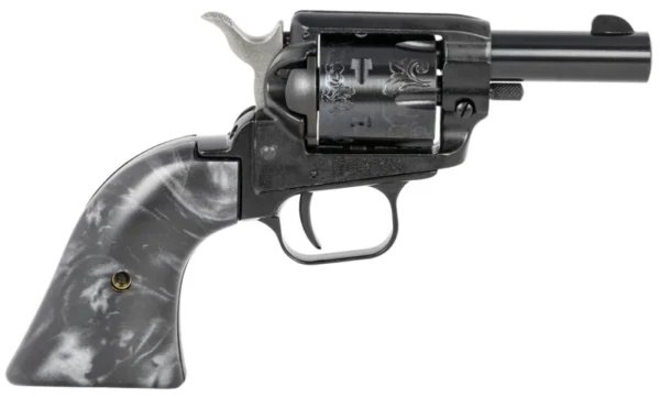 Heritage Mfg BK22B2BPSCLS2 Barkeep  Exclusive Grip 22 LR 6 Shot, 2" Black Steel Barrel, Black Zinc Alloy Frame, Black Engraved Cylinder, Black Pearl Grip, Manual Safety, Exposed Hammer