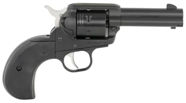 Ruger 2015 Wrangler  22 LR  3.75" Barrel 6 Shot Cylinder, Black Cerakote Aluminum Alloy, Synthetic Grip On A Birdshead Pattern Grip Frame, Transfer Bar Safety