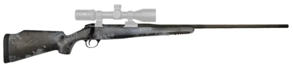 Fierce Firearms FRG65CM24BU Twisted Rage  Full Size 6.5 Creedmoor 4+1 24" Black Cerakote Fluted Threaded Barrel, Black Cerakote Steel Receiver, Urban Camo C3 Carbon Rage w/Pic Rail Carbon Fiber Stock