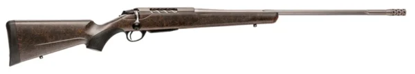 Tikka JRTXRBS370 T3x Lite Full Size 7mm Rem 3+1 24.30" Stainless Fluted Barrel, Drilled & Tapped Stainless Steel Receiver, Orange Webbed Black Roughtech Synthetic Stock