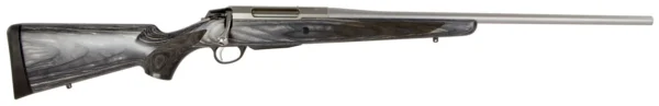 Tikka JRTXG316 T3x  308 Win 3+1 22.40" Barrel, Stainless Steel Metal Finish, Oiled Gray Laminate Stock