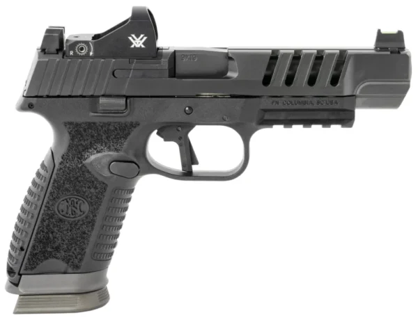FN 66101462 509 LS Edge 9mm Luger 5" Barrel 17+1, Matte Black Polymer Frame With Mounting Rail, No Manual Safety, Includes Vortex Viper Red Dot