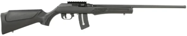 Rossi RS22W2111-TH RS22  Semi-Auto 22 WMR 10+1 21" Threaded Barrel, Black, Fixed Synthetic Stock