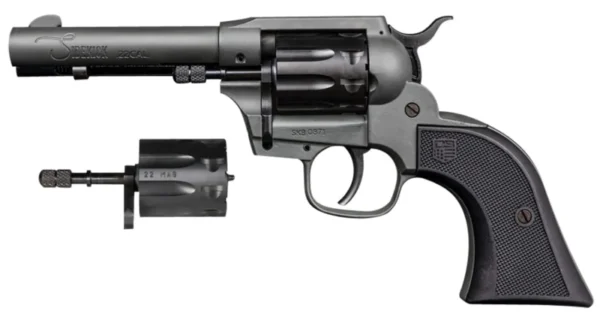 Diamondback DB0500A051 Sidekick  22 LR 22 WMR 9rd Shot 4.50" Dark Gray Cerakote Dark Gray Cerakote Zinc Alloy Dark Gray Cerakote Frame Black Cerakote Cylinder Black Polymer Grips