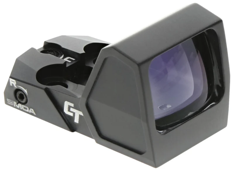 Crimson Trace 013000038 CT RAD Micro Pro Black Anodized 1 x 21 mm x 14.5mm 5 MOA Green Dot
