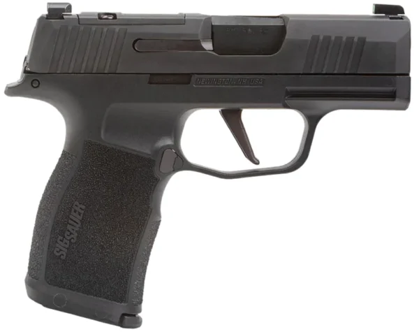 Sig Sauer 365X9BXR3P P365X  9mm Luger 12+1 3.10" Black Nitron Optic Ready/Serrated SS Slide, Black SS Frame w/Beavertail, Black Polymer Grips