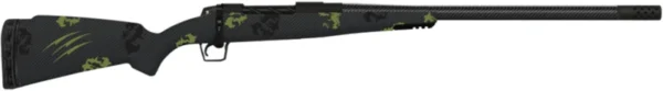 Fierce Firearms ROG7PRC20BFF Carbon Rogue  Full Size 7mm PRC 3+1 20" Hand Lapped/Match Grade Threaded Barrel, Black Cerakote Steel Receiver, Forest Camo Fierce Rogue Carbon Fiber Stock