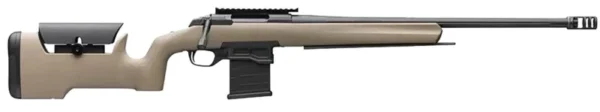 Browning 035587282 X-Bolt Target Max Competition Lite 6.5 Creedmoor 10+1 22" Matte Blued 4.49" Fluted Barrel, Matte Blued Steel Receiver, Flat Dark Earth Fixed Max Adj Comb Stock, Right Hand