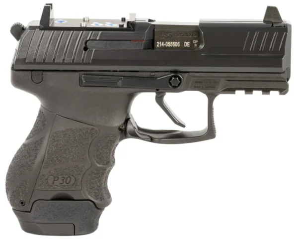 Langdon Tactical Tech LTTDP30SKFTJRDO P30SK  Compact Frame 9mm Luger 10+1 13+1 3.30" Black Steel Barrel, Black Optic Cut/Serrated Steel Slide, Black Polymer Frame w/Picatinny Rail, Black Polymer Grip
