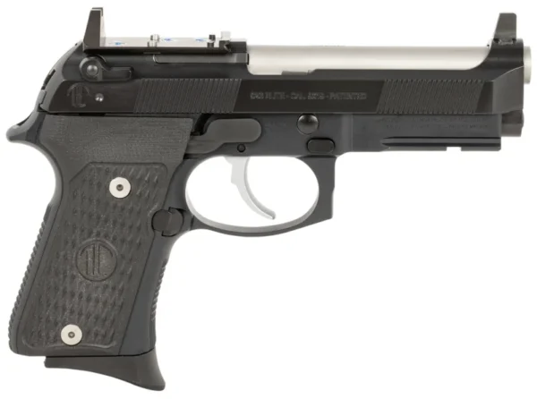 Langdon Tactical Tech LTT92CRDOTJ 92 Elite LTT Compact 9mm Luger 15+1 (3) 4.25" Stainless Barrel, Black Optic Cut Slide/Picatinny Rail Polymer Frame, VZ G10 Grips, Trigger Job, Optimized Trigger Bar
