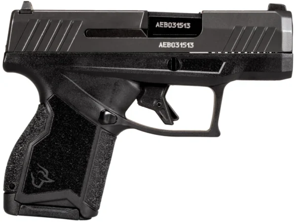 Taurus 1GX4M93GR10 GX4  Micro-Compact 9mm Luger 10+1 3.06" Black Steel Barrel/Gray Serrated Slide/ Gray Stainless Steel Frame/ Black Polymer w/Interchangeable Backstrap Grips Right Hand