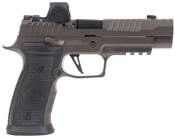 Sig Sauer 320AXGF9LEGIONRXX P320 AXG Legion w/Romeo-X Full Size 9mm Luger 10+1/21+1 3.90" Legion Gray Cerakote Optic Ready/Ported/Serrated Slide, Legion Gray Cerakote Polymer Frame w/Beavertail & Pica