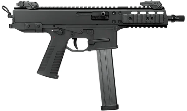 B&T Firearms BT450004 GHM  45 ACP 25+1 6.80" Black Steel Barrel, Picatinny Rail Receiver, Black Polymer Grip