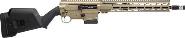 CMMG 55A080BCT Dissent BR4 *CA Compliant 223 Rem/5.56 NATO 10+1 14.50" Coyote Tan Cerakote Aluminum Receiver, Magpul SGA Stock, Zeroed Drop-In Single Stage Trigger