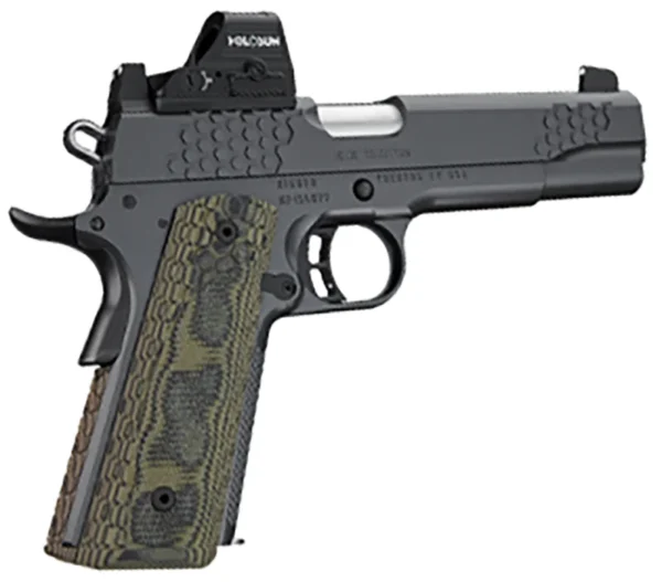 Kimber Mfg.,inc 3000435 KHX Custom (OI) 10mm 8+1 5" Front Serrations Stainless Steel Slide Gray KimPro II G-10 Grip