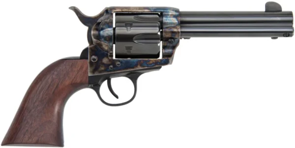 Traditions SAT73002FT 1873  45 Long Colt 6rd 4.75" Color Case Hardened Walnut Grip
