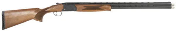 Gforce Arms GF5B2028 Filthy Pheasant  20 Gauge Break Open 3" 2rd 28" Over/Under Vent Rib Barrel, Engraved Nickel-Plated Receiver, Fixed Turkish Walnut Stock