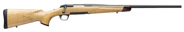 Browning 036044218 X-Bolt 2  Full Size 308 Win 4+1 22" Matte Blued Sporter Barrel, Drilled & Tapped/X-Lock Mount Steel Receiver, Satin AA Maple Fixed Wood Stock