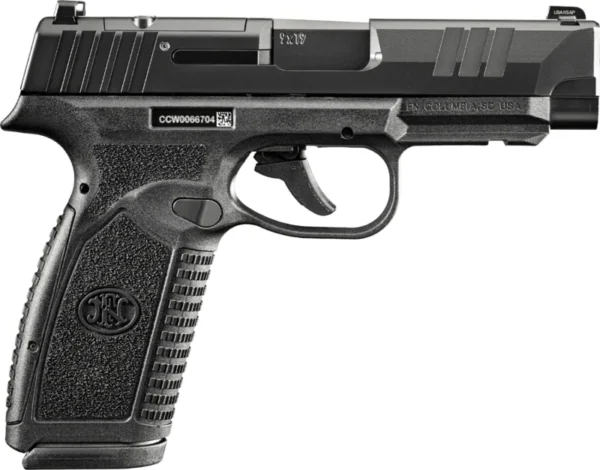 FN 66101763 Reflex XL MRD Micro-Compact Frame 9mm 10+1 3.80" Black Target Crown Steel Barrel, Optic Cut/Serrated Black Slide, Polymer Frame w/Picatinny Rail, Interchangeable Backstrap Grip