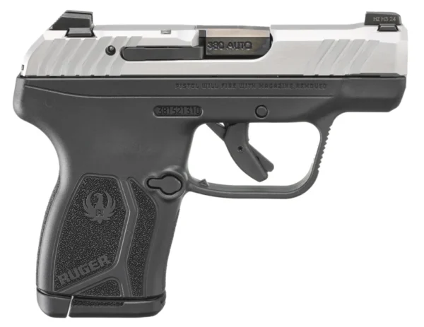 Ruger 13753 LCP Max Compact Frame 380 ACP 10+1 2.80" Black Stainless Steel Barrel, Serrated Stainless Steel Slide, Black Polymer Frame, Black Polymer Grip