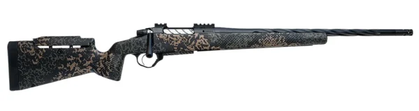 Seekins Precision 0011710207-F Havak PH3 308 Win 20" Black Fluted Threaded Barrel, Black Picatinny Rail Steel Receiver, Adj Cheek Riser Woodland Shadow Synthetic Stock