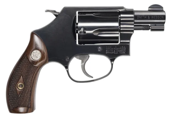Smith & Wesson 14076 Model 36  J-Frame 38 S&W Spl+P 5rd 1.88" Blued Carbon Steel Barrel, Cylinder & Frame w/Rear Sight Integral Slot, Checkered Wood Grip