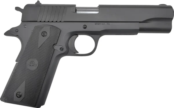 Rock Island 56867 GI  Sports South Exclusive Full Size Frame 10mm Auto 8+1 5" Black Bull Barrel, Black Parkerized Serrated Steel Slide, Black Parkerized Steel Frame w/Beavertail, Black Rubber Grip