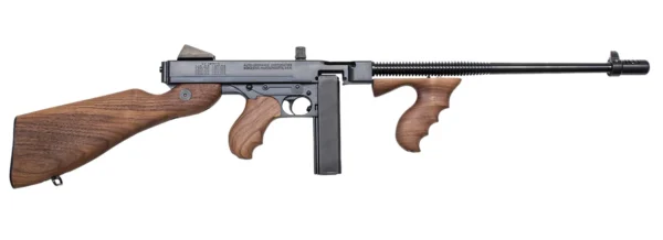 Thompson T5P 1927A-1  .45 Cal 20+1 16.50" Blue Finned Barrel, Blued Receiver, Walnut Wood Stock Walnut Grip