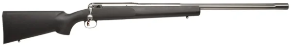 Savage Arms 18146 12 LRPV 204 Ruger Caliber with 1rd Capacity, 26" 1:12" Twist Barrel, Matte Stainless Metal Finish & Matte Black Fixed HS Precision with V-Block Stock Right Hand (Full Size)