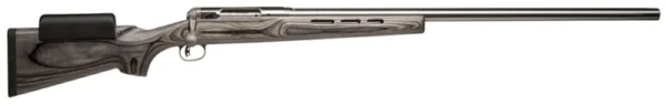 Savage Arms 18154 12 F/TR 308 Win Caliber with 1rd Capacity, 30" 1:12" Twist Barrel, Matte Stainless Metal Finish & Gray Laminate Stock Right Hand (Full Size)