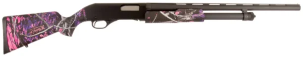 Stevens 22561 320 Field Compact 20 Gauge 3" 5+1 22" Matte Black Vent Rib Barrel, Matte Black carbon Steel Receiver, Muddy Girl Stock Includes Modified Choke Tube