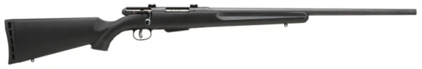Savage Arms 19156 25 Walking Varminter 204 Ruger Caliber with 4+1 Capacity, 22" Barrel, Matte Black Metal Finish & Matte Black Synthetic Stock Right Hand (Full Size)