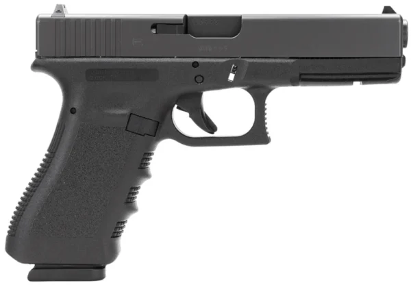 Glock PI3150201 G31 Gen3 357 Sig 10+1 4.49" Barrel, Black  Frame & Slide, Finger Grooved Rough Texture Grip, Safe Action Trigger