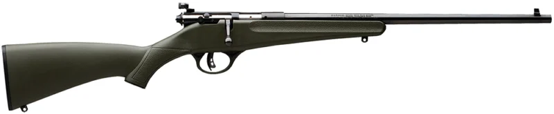 Savage Arms 13790 Rascal Youth 22 LR 1rd 16.12" Blued Barrel, Blued Carbon Steel Receiver, Green Synthetic Stock, Right Hand
