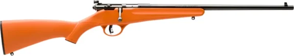 Savage Arms 13810 Rascal  Youth 22 LR 1rd 16.12" Blued Barrel, Blued Carbon Steel Receiver, Orange Synthetic Stock, Right Hand *Gouged Left Stock