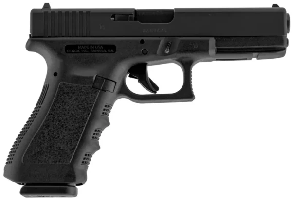 Glock UI2250203 G22 Gen3 40 S&W  4.49" Barrel 15+1, Black Frame & Slide, Finger Grooved Rough Texture Polymer Grip, Safe Action Trigger (US Made)