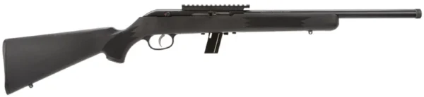Savage Arms 45110 64 FV-SR 22 LR Caliber with 10+1 Capacity, 16.50" Threaded/Heavy Barrel, Matte Blued Metal Finish, Matte Black Synthetic Stock & Picatinny Rail Right Hand (Full Size)