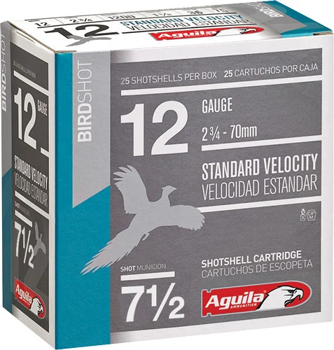 AGUILA SHOTSHELL 12GA 2.75" - 1-1/8OZ #7.5 250RD CASE LOT