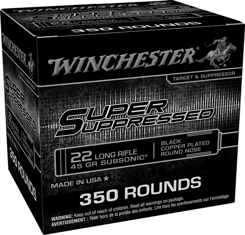 WINCHESTER 22LR 45GR SUBSONIC - 1090FPS 350RD 4BX/CS