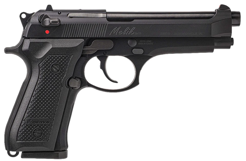 DERYA MELIK 9MM 4.9 BLK 15RD