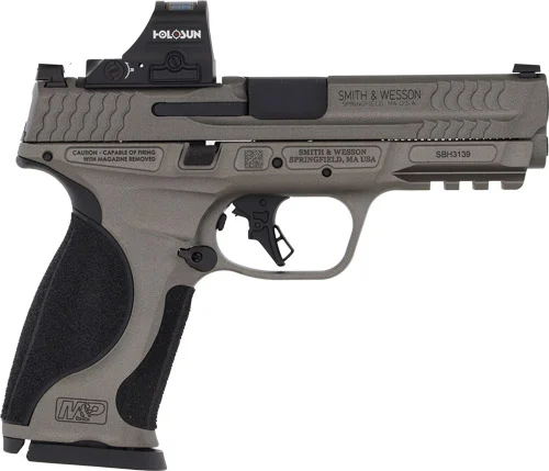 S&W M&P9 M2.0 METAL 9MM 4.25" - 17-SHOT TUNGSTEN GRY w/ HS407C