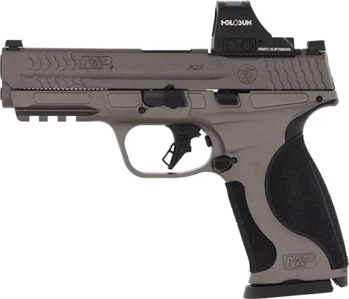 S&W M&P9 M2.0 METAL 9MM 4.25" - 17-SHOT TUNGSTEN GRY w/ HS407C - Image 2